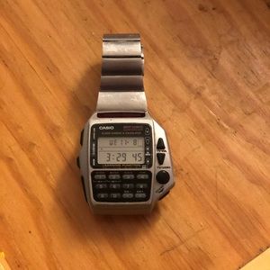 casio with calculator watch